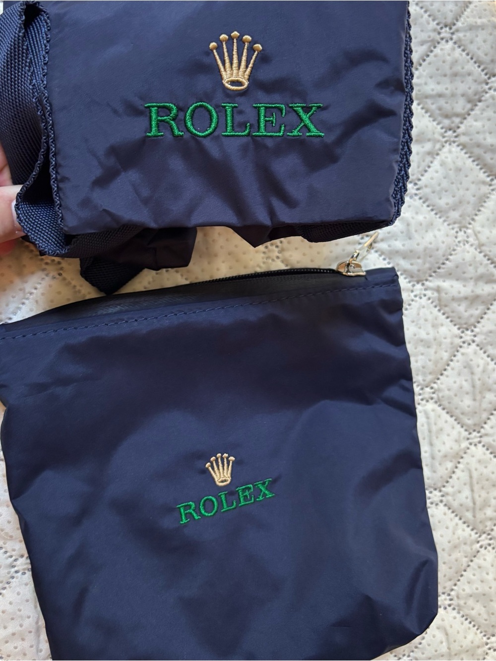 ROLEX VIP Packable Lightweight Day Tote/Mini Duffle Bag